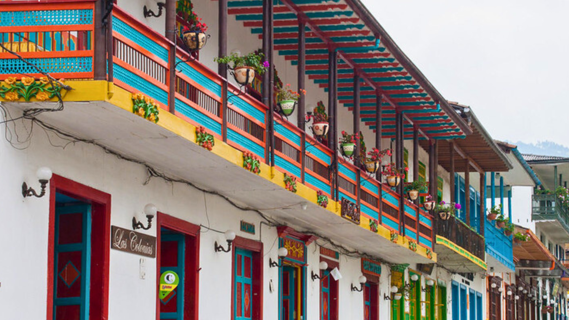 Balcones coloridos de Colombia